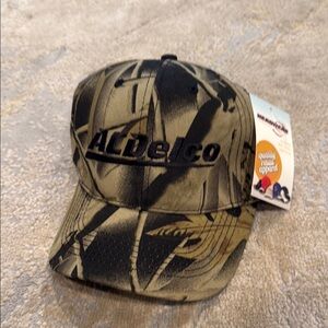 AC Delco Cap Men One Size Hat Camo Snapback Adjustable Hunting Outdoors Workwear